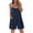 Navy, variant on CHUMUD Casual Rompers for Women Summer Sleeveless Adjustable Strap Shorts Jumpsuits Stretchy Romper with Pockets