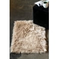 thumbnail image 4 of Luxe Hudson Faux Sheepskin Single Rug | 2'x3', 4 of 4