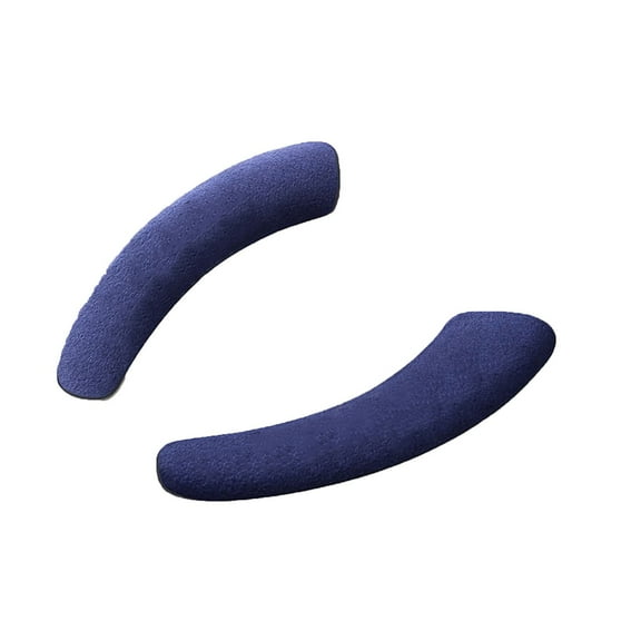 A Household Toilet Seat Cushion Adhesive Toilet Seat Cover Velvet Material Comfortable Navy 14X4Inch