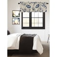 thumbnail image 3 of Kitchen Valances for Window, Japanese Style Umbrella Light Filtering Rod Pocket Valance Curtain, Vintage Cherry Blossom Short Curtains Window Topper for Bedroom Bathroom Living Room 54x18in, 3 of 9