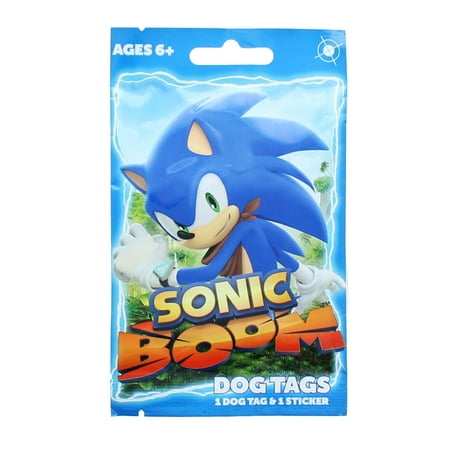 Sonic the Hedgehog Sonic Boom Dog Tags Mystery Pack | One Random