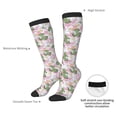 thumbnail image 4 of KLL Lilies Flowers Print Cool Socks Men's Women's Crew Socks Funny Crazy Novelty Stockings, 4 of 6