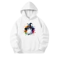 thumbnail image 2 of CBASIHI Girls Halloween Sweatshirts with Pockets Fleece Warm Casual Cute Long Sleeve Ghost Print Pullover Hoodies White 10 T, 2 of 7