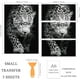 thumbnail image 2 of Juego de 3 calcomanías de leopardo africano para muebles y manualidades, 30x15 cm (12x6 pulgadas)., 2 of 9