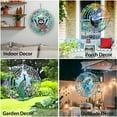 thumbnail image 5 of WIRESTER Wind Spinners Outdoor Hanging Décor 8" for Yard and Garden Decor, Outdoor Decorations - Colorful Starry Night, 5 of 7