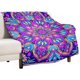 thumbnail image 1 of Manta de rayas de arcoíris, manta abstracta de sarga de franela, acogedora, cálida y ligera, manta de felpa, manta cálida para todas las estaciones, para cama, sofá, regalo de 30 x 40 pulgadas, 1 of 8