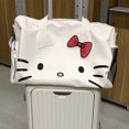 thumbnail image 5 of Hello Kitty Sanrio-Equipaje de viaje de gran capacidad, bolsos de diseñador, bolsa de lona impermeable de lujo, marca de tendencia de moda, 5 of 5