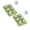 Green-2Pcs, variant on Silicone Tulip Shape Giant Ice Cubes Molds for Bourbon, BPA Free Large Flower Ice Tray for Soups Frozen Treats & Entertaining