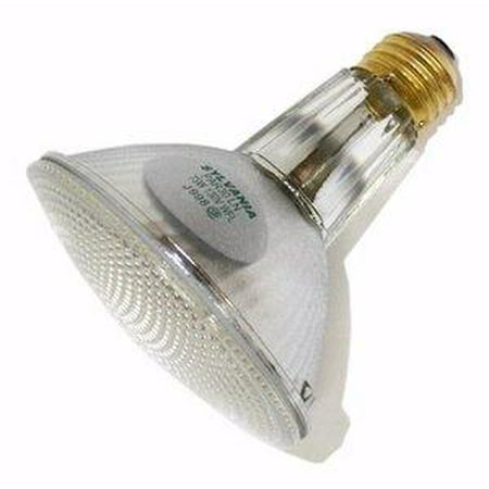 Halogen Flood Beam - Sylvania 14785 Capsylite PAR30 75 Watt 130V Wide Flood Beam Tungsten Halogen