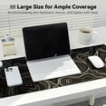 thumbnail image 2 of Large Gaming Mouse Pad with Durable Stitched Edges Rubber Base Big Computer Keyboard Mouse Mat Desk Pad for Home Office Gaming Work cm xcm x.cm, 2 of 7