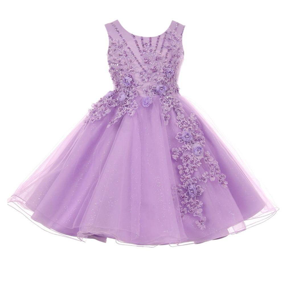 lavender dresses for little girls