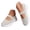 Beige, variant on Women's Woven Walking Shoes Breathable Orthopedic Slip on Sneakers Comfortable Memory Foam Casual Nurse Flats (Beige,9)