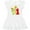 AA-White, variant on Inktastic 1st Birthday Cute Dinosaur Girls Baby Dress