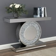 thumbnail image 2 of Bergenia Rectangular Console Table Silver, 2 of 10