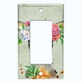 thumbnail image 5 of Metal Light Switch Plate Cover Cute Chihuahua Flower Crown Green DOG018, 5 of 13