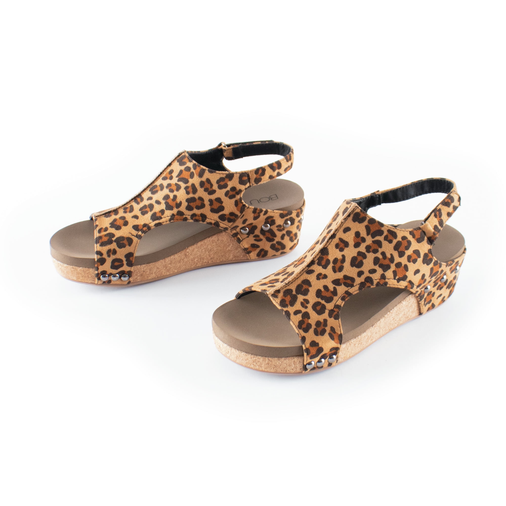 Corkys Leopard Volta Sandals Size 8 - Walmart.com