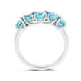 thumbnail image 4 of Natural Blue Paraiba Apatite Five Stone Ring, 4 of 9