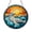 Acrylic 3.5 Inch, variant on Arctic Seal Stained Glass Style Suncatcher, Coastal Wildlife Window Hanging Art Decor, Polar Nature Ornament