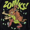 thumbnail image 5 of Trevco  SD129-PSF-2 Scooby Doo & Zoinks HBO Short Sleeve Adult 30-1 T-Shirt, Black - Medium, 5 of 7