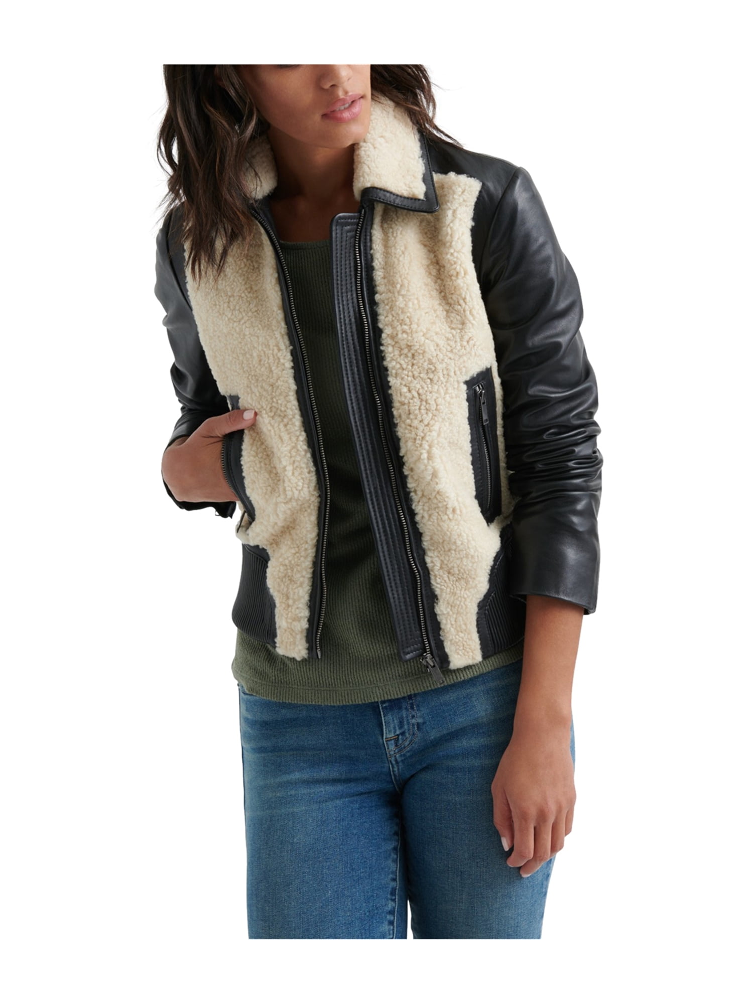 lucky jeans leather jacket