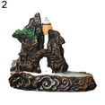 thumbnail image 2 of Walbest Resin Mountain Waterfall Incense Burner, Resin River Tower Backflow Incense Holder, Cool Aromatherapy Incense Fountain Smoke Waterfall Home Decor, 2 of 7