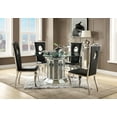 thumbnail image 2 of ACME Noralie Dining Table, Mirrored & Faux Diamonds, 2 of 3