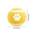 thumbnail image 3 of La pelota elástica sólida es adecuada para el agarre de la pelota, juguetes para mascotas que contrarrestan y aburren la dentición del perro, pelota sólida de plástico que rebota., 3 of 6