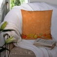 thumbnail image 3 of Carolines Treasures BB5131PW1414 Fruits and Vegetables in Orange Fabric Decorative Pillow  14Hx14W multicolor, 3 of 4