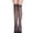 B Black, variant on Idoravan Fishnet Stockings Black Tights for Women Pattern Knee-High Black Stockings Thin Style