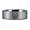 Silver, variant on Black and Silver Tungsten MLT Ring