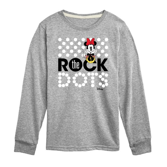 Disney - Mickey & Friends - Minnie Mouse - Rock the Dots - Toddler And Youth Long Sleeve Graphic T-Shirt
