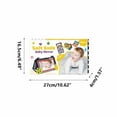 thumbnail image 2 of WLOELOEW Multicolor Mirror Cloth Book | Folding Book | Baby Toy Baby | 0-2 Years Old Early Education Cognition | Ringing Paper Book, 2 of 2