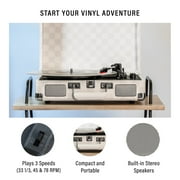 Crosley Cruiser Plus Vinyl Record Player with Speakers and Wireless Bluetooth - Audio Turntables