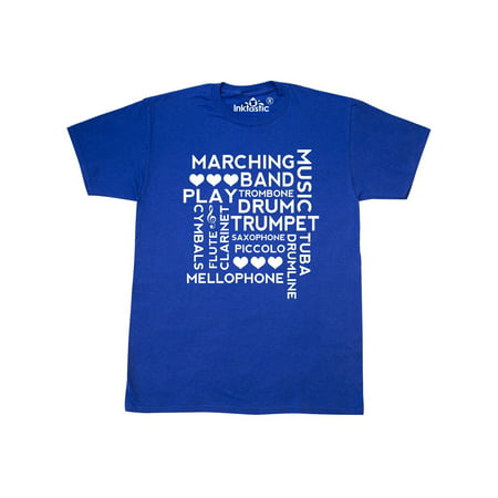 Marching Band Music words T-Shirt (Best College Marching Bands 2019)