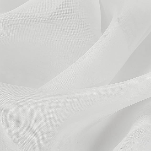 1 Yards White Nylon Mesh 62.9inch Wide No Stretch Corsetry Fabric