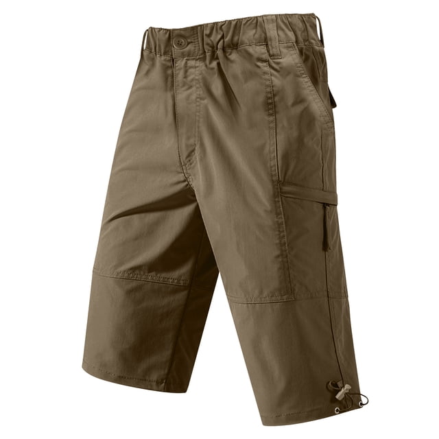 Mens Shorts Clearance Sale, Cargo Shorts for Men Drawstring Shorts Mens Cargo Short Working Shorts for Men Tactical Shorts for Men Fishing Short, Coffee, XL