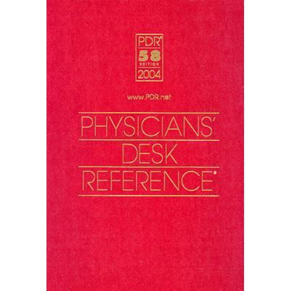 Pre-Owned Physicians' Desk Reference: Hospital Library 2004 (Hardcover) 1563634716 9781563634710