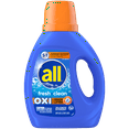 all Liquid Laundry Detergent, Fresh Clean Oxi plus Odor Lifter, 36 fl