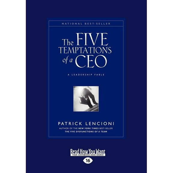 The Five Temptations of a CEO (Paperback)(Large Print)