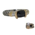 thumbnail image 1 of Anneau de Conception Empilable Noir, 1 of 1