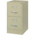thumbnail image 5 of Home Square 2 Piece Deep Metal Vertical Filing Cabinet Set in Putty/Beige, 5 of 7