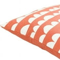thumbnail image 2 of Lachen Woven Modern Pillow Cover in Burnt Orange, Cream, 2 of 4