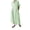 Green, variant on Women's Cotton Striped Shirt Dress Button Up Short Sleeve Midi Long Shift Dress with Pockets