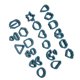 thumbnail image 5 of 24 cortadores de arcilla polimérica para pendientes, hechos a mano, con borde grueso, aptos para alimentos, para pasteles y velas, color azul., 5 of 14