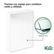 thumbnail image 3 of Botiquín con Espejo para baño KingsHouse Organizador Gabinete blanco, 3 of 8
