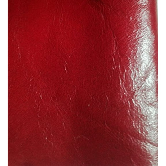 REED© LEATHER HIDES - COW SKINS VARIOUS COLORS (12 X 24 Inches 2 Square Foot, RED)
