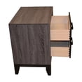 thumbnail image 4 of Atlin Designs Solid + Manufactured Wood Rustic Gray King Bedroom Set Contemporary 52"H Unassembled, 4 of 15