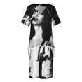 thumbnail image 4 of Linda Ronstadt 1977 Simple Dreams Concert Memories Vestido de bolsillo suelto Vestido de verano para mujer Vestido de lujo, 4 of 7