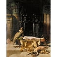 thumbnail image 2 of John Collier 12x14 Gold Ornate Wood Frame and Double Matted Museum Art Print Titled - The Death of Cleopatra (1890), 2 of 4
