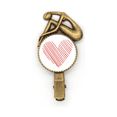 thumbnail image 1 of Broche Épingle à Cheveux Cœur Rouge Croquis Saint-Valentin Vintage Métal, 1 of 3